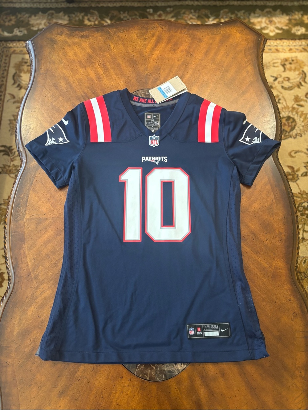 New England Patriots Drake Maye Women's Nike Jersey Size Medium